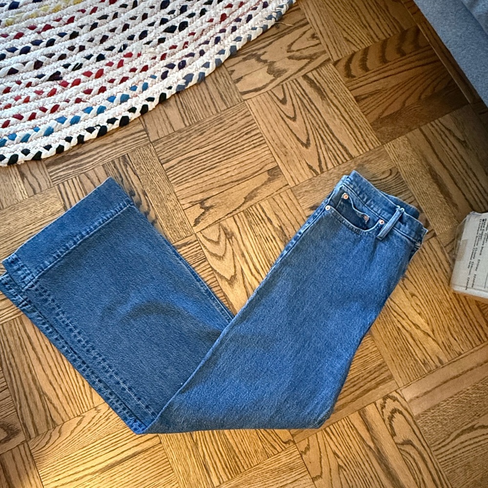 J. Crew Wide Leg Trouser Jeans